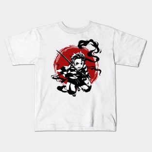 tanjiro demon slayer Kids T-Shirt